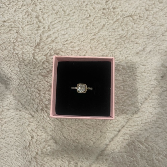 Pandora Square Sparkle Halo Ring rose gold - Picture 2 of 2